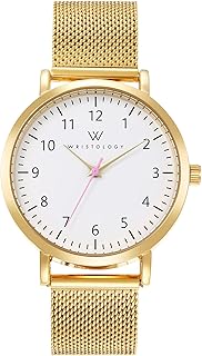 Wristology 2 Sizes Easy Change Band Numbers Watch Metal Mesh Band - Interchangeable Stainless Steel Strap - to Read Analog Nurse with Second Hand for Women, Men, Nurses, Teachers