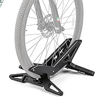 CXWXC Adjustable Bike Floor Stand Rack for 16-29" Wheels & 30-80mm Tires - Stable Indoor Bike Storage Holder (Black)