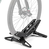 CXWXC Bike Floor Stand - Bicycle Parking Stand Fit 16"-29" Wheel&comma; Adjustable Bike Floor Rack Stand for all 30-80mm Wide Tires &lpar;Black&rpar;