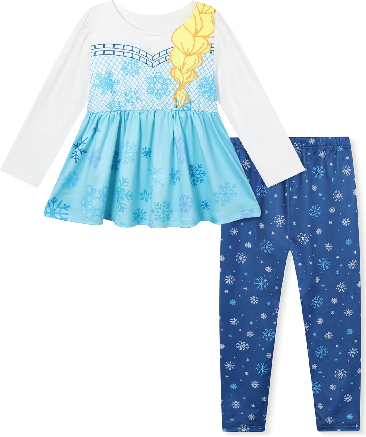 Toddler Girl Clothes Long Sleeve T-Shirt + Leggings Princess Toddlers Girls Outfits 2-7Y Kid 2Pcs Sets