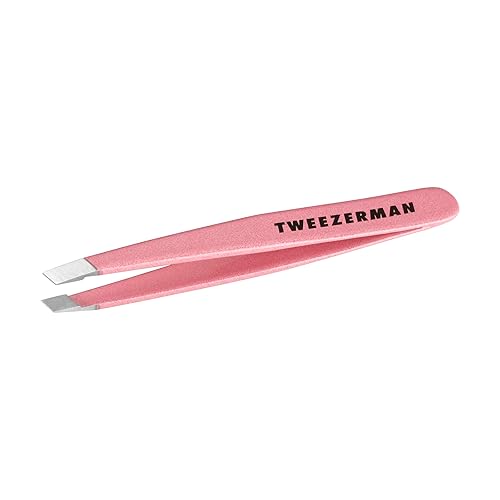 Pinzas de Tweezerman, Mini, en forma de S, Edición Exclusiva Rosa de Té