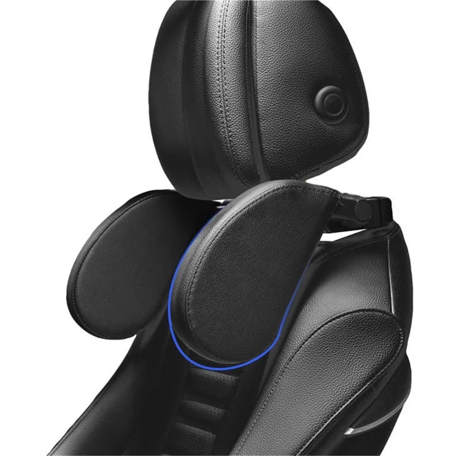 poduszka do jazdy Do Kia Rio 3 4 K2 K3 K5 K4 Cerato Soul Sportage Zagłówek Samochodowy Zagłówek Poduszka Podróżna(Black)