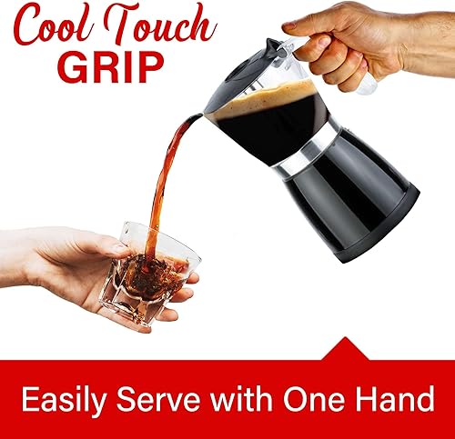 Miniatura 4 de Brentwood TS-119BK - Máquina eléctrica para café expreso, 6 porciones, color negro