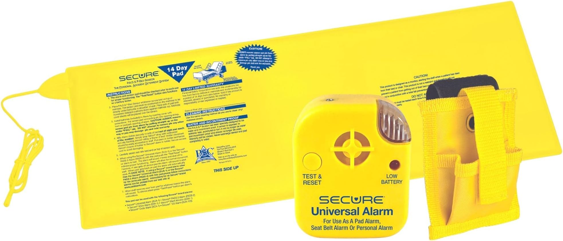 AlertMate Pull Cord Patient Alarm Monitor for Chair & Bed