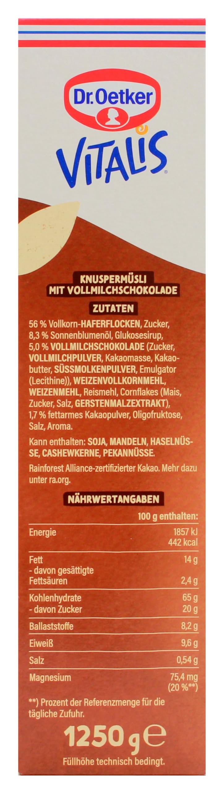 Dr. Oetker Vitalis Knusper Müsli Schoko, 5er Pack (5 x 1.25 kg)