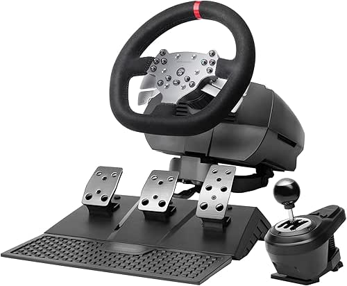 Mars Gaming MWH-RSX, Volante SimRacing con Force Feedback y Motor