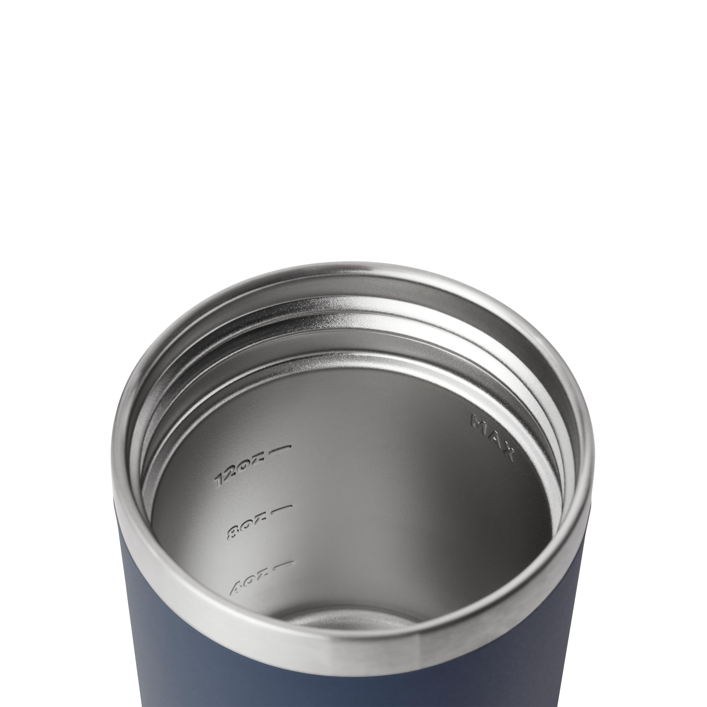YETI Rambler Food Jar, Stainless Steel Double-wall Vacuum Insulated Container, Leakproof MagVent Lid, Durable & Dishwasher Safe Meal Jar for Travel or Office, Navy, 16 oz (473 ml)