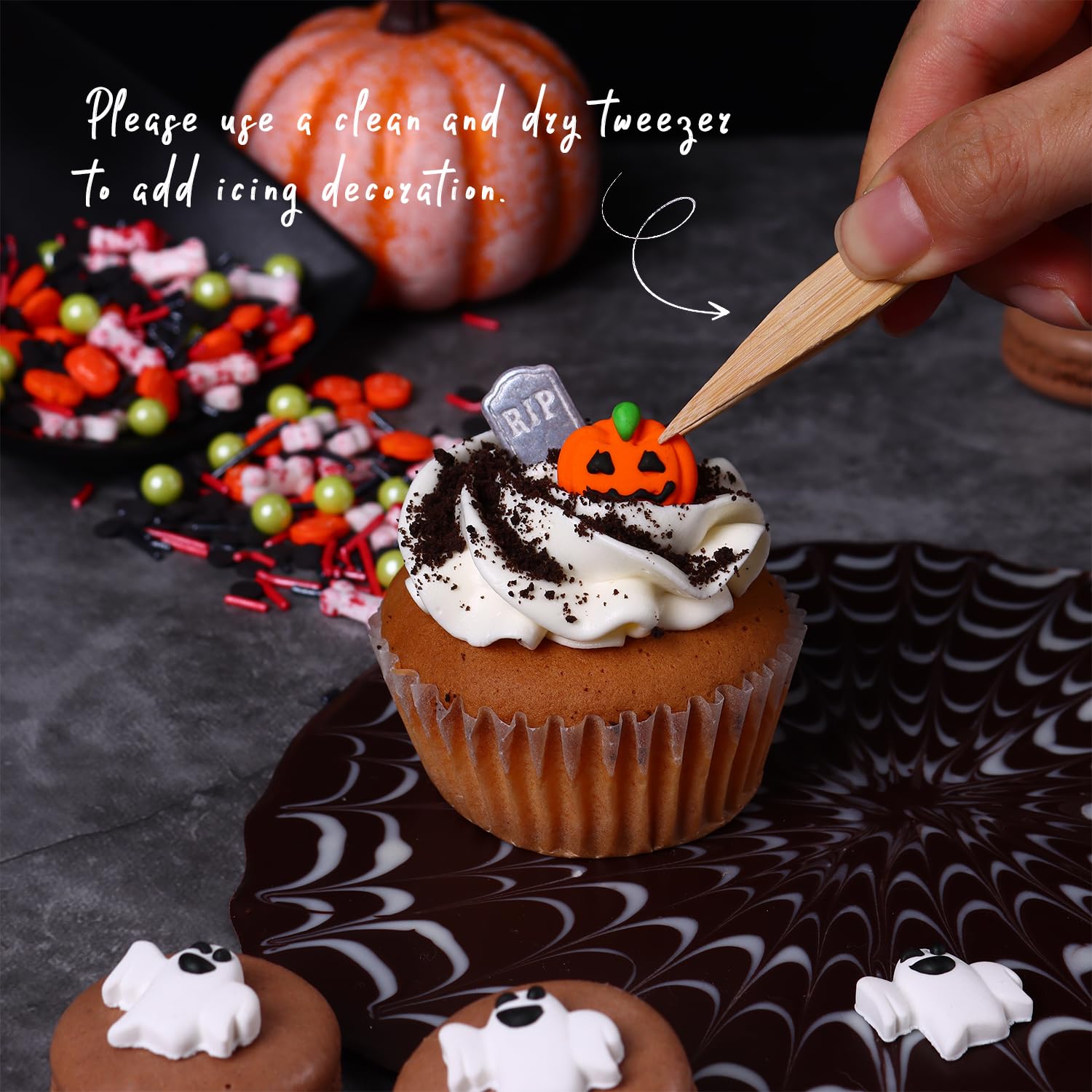 décoration de glaçage d'halloween