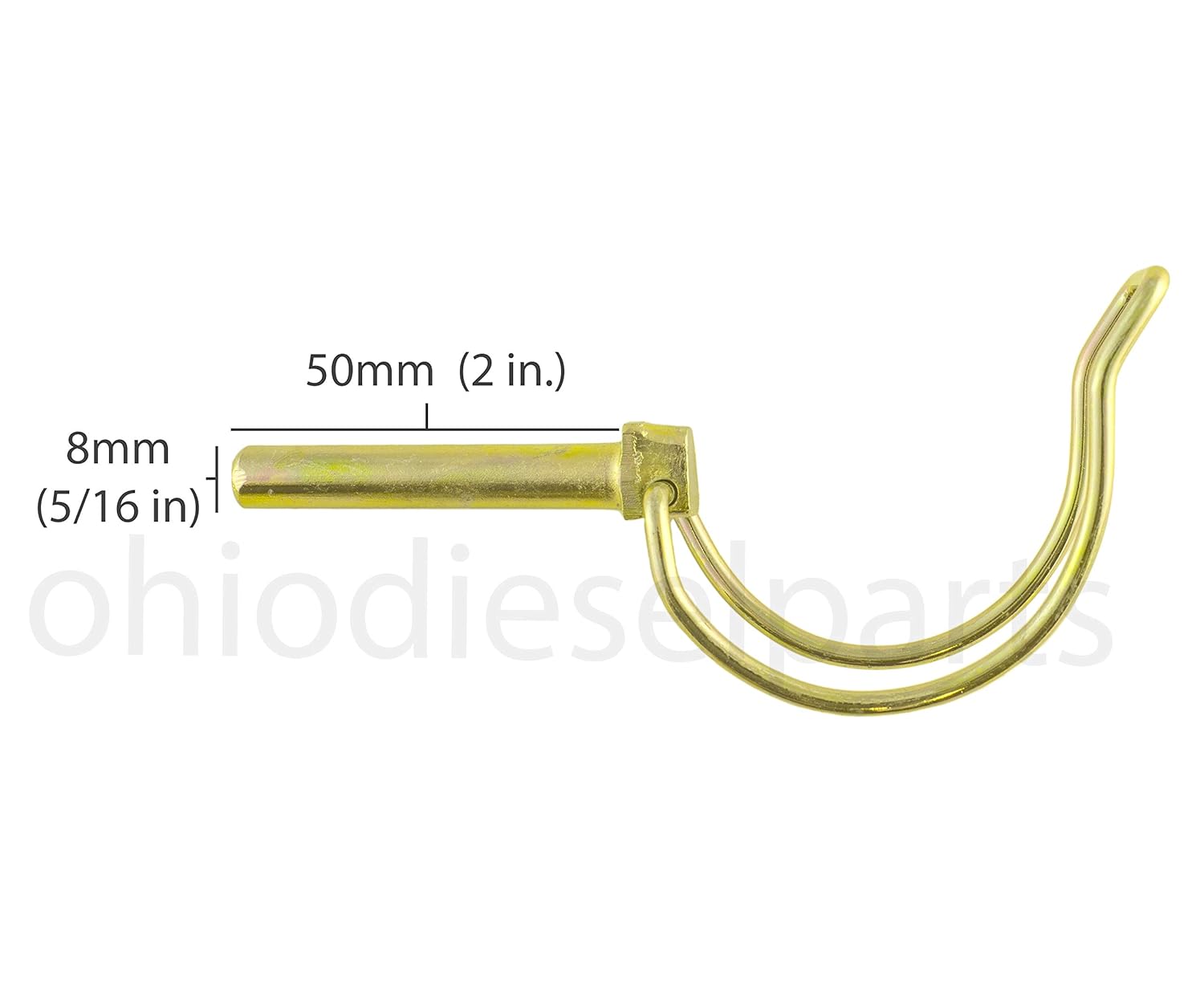 Pipe Linch Pin 5/16" x 2"(8mm x 50mm) (Pack of 10)