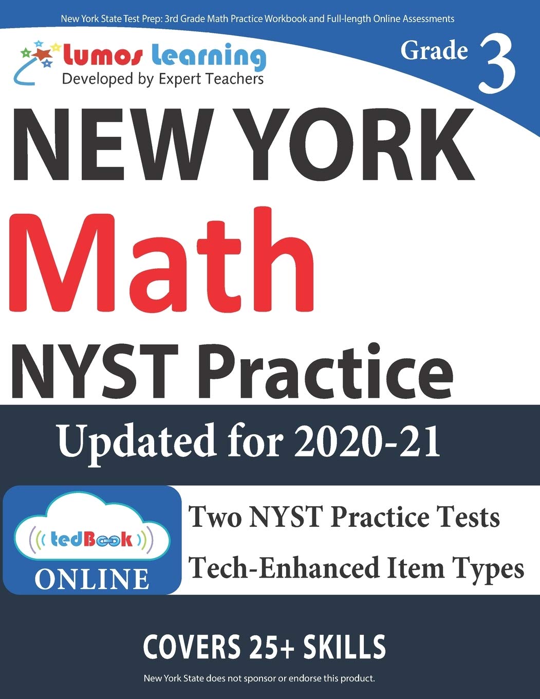 New York State Test Prep: 3rd Grade Math Practice Workbook and Full-length Online Assessments: NYST Study Guide
