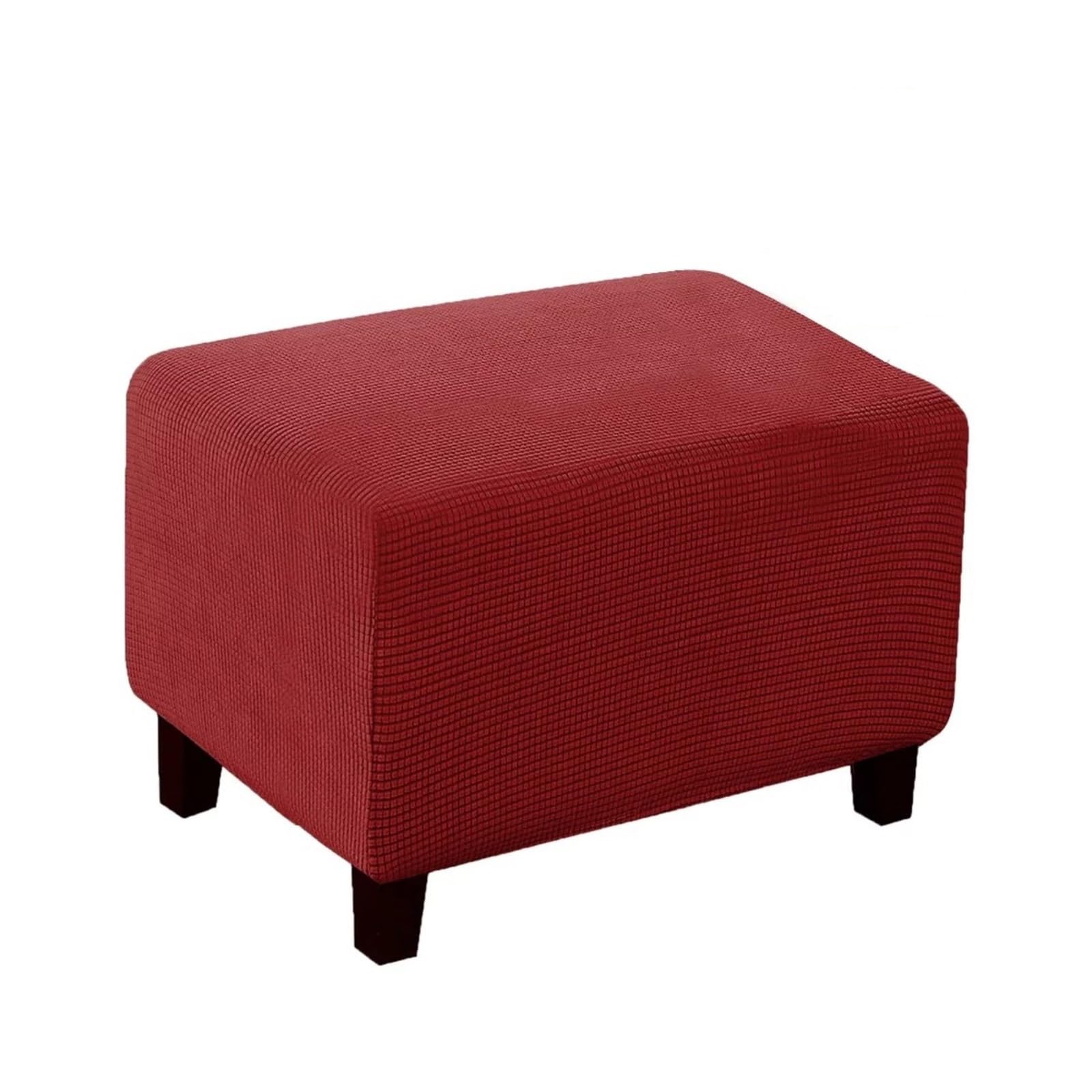 Housse élastique pour pouf rectangulaire et protège-pieds XL