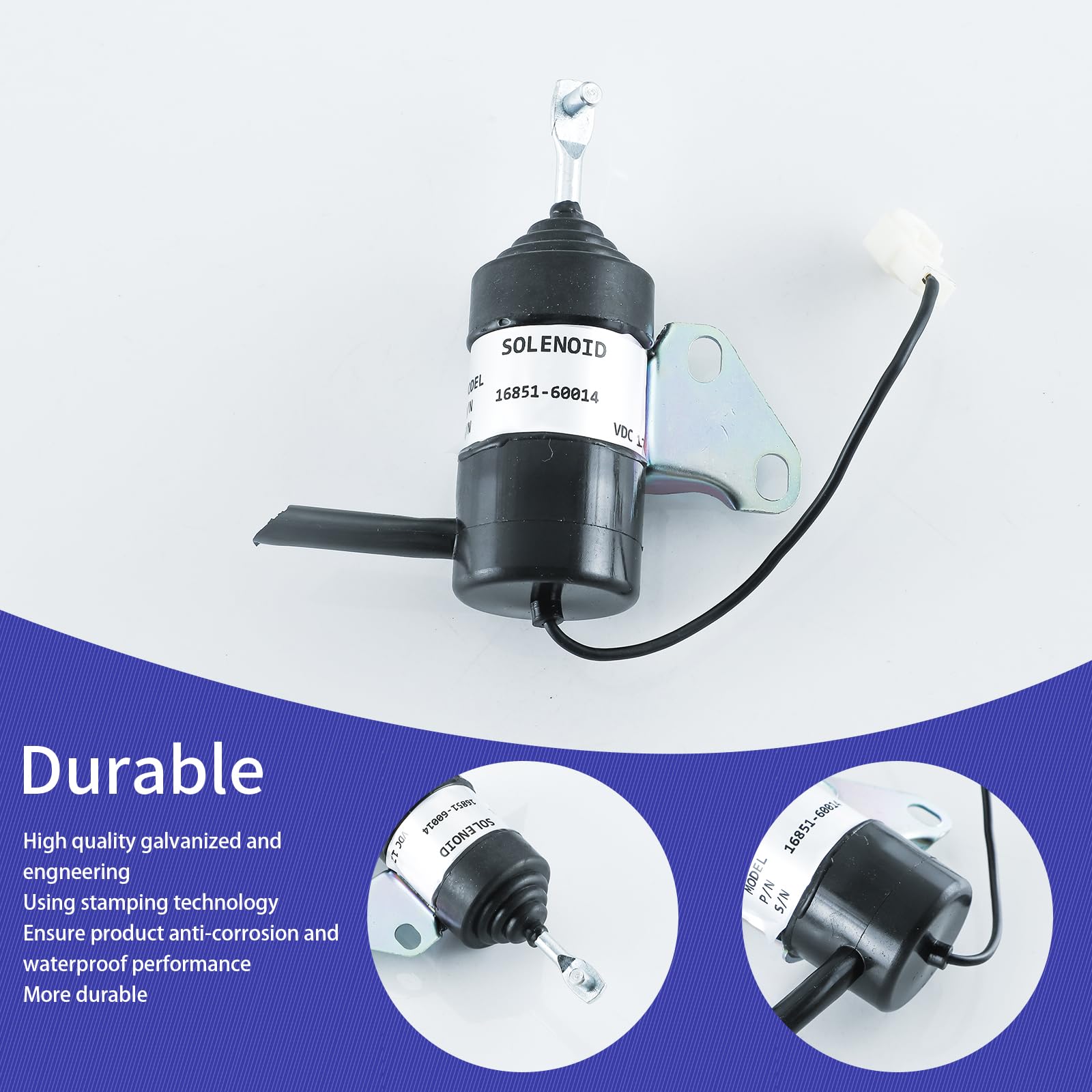P助　704530 Amazon.com: 16851-60014 Fuel Shut Off Solenoid 16851-60010