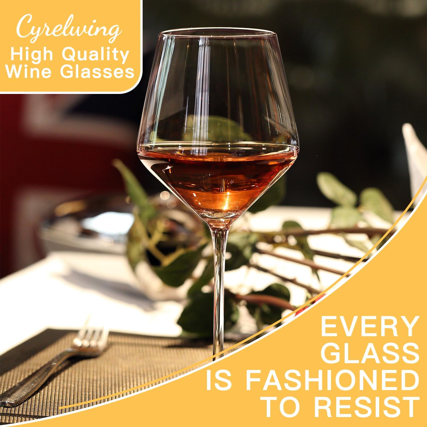 Large Red Wine glasses set of 4-28oz Extra Wine Glasses set of 4 with stem-Hand Blown Crystal Big Red Wine Glasses-Light,Thin,Large Cabernet Sauvignon Glasses - Image 5