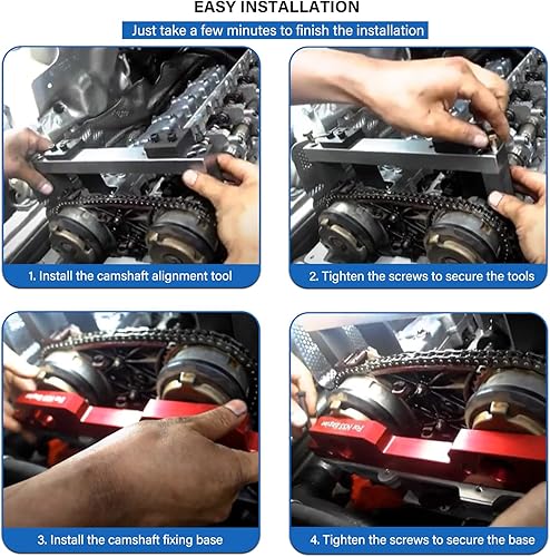Miniatura 4 de Master Tool Set de herramientas de motor de levas de sincronización de motor Herramienta de alineación del volante del cigüeñal compatible con BMW
