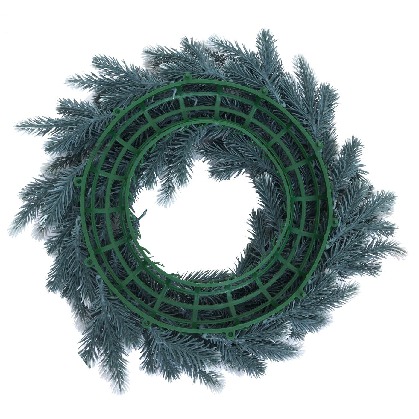 Couronne Artificielle HWC-O98 Ø 60 cm Sapin avec Neige