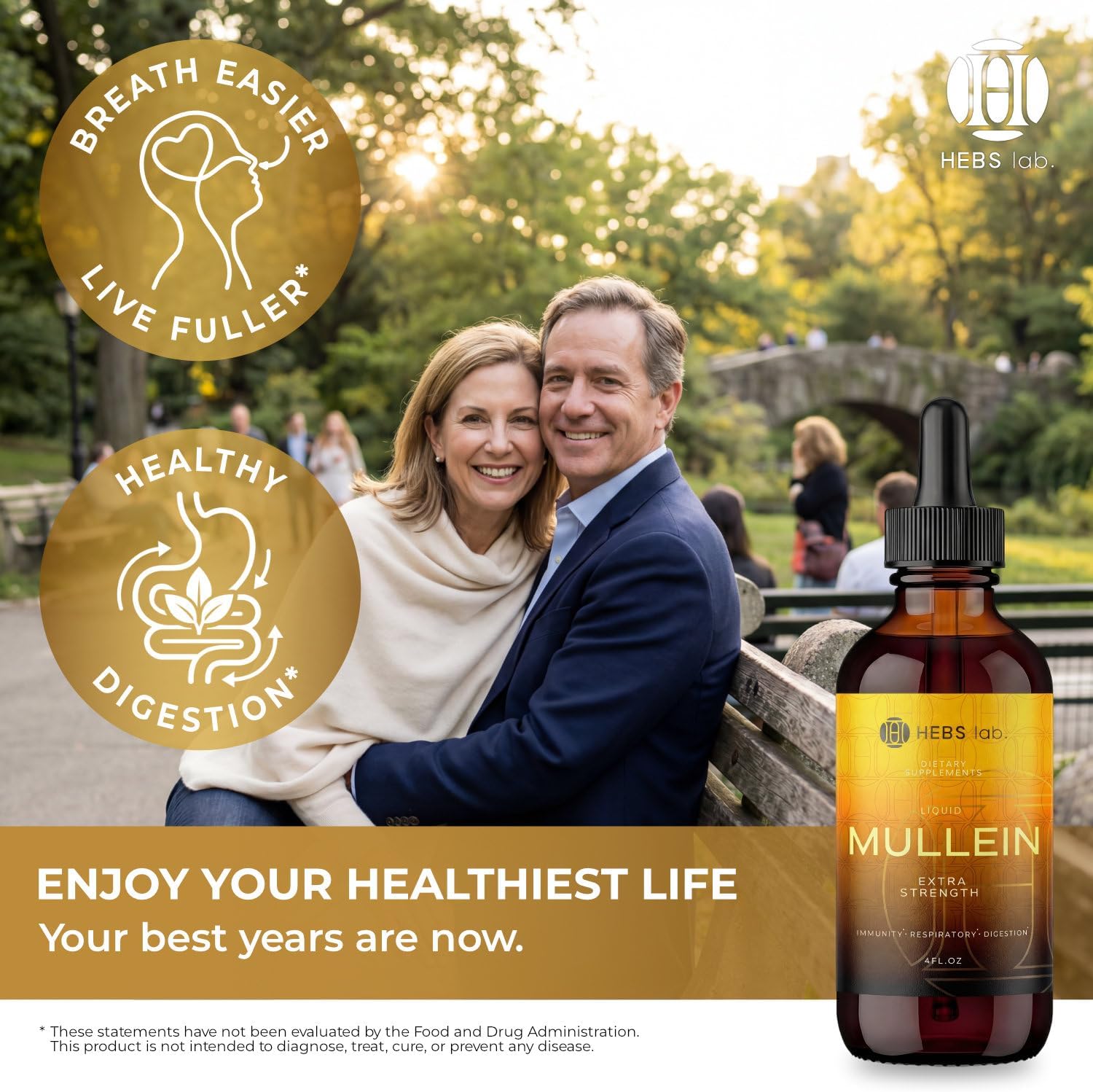 Mullein Leaf Extract for Lung Cleanse and Health - Mullein Drops Made in USA - Lung Support Supplement - Herbal Respiratory Support - Mullein Extract Tincture 4 Fl Oz