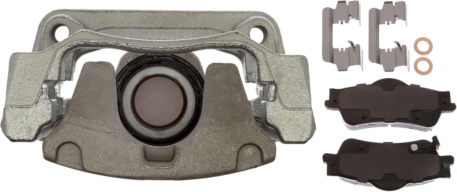 ACDelco Gold 18R12478P (19336918) Rear Driver Side Disc Brake Caliper Assembly with Semi-Metallic Pads (Loaded Police)