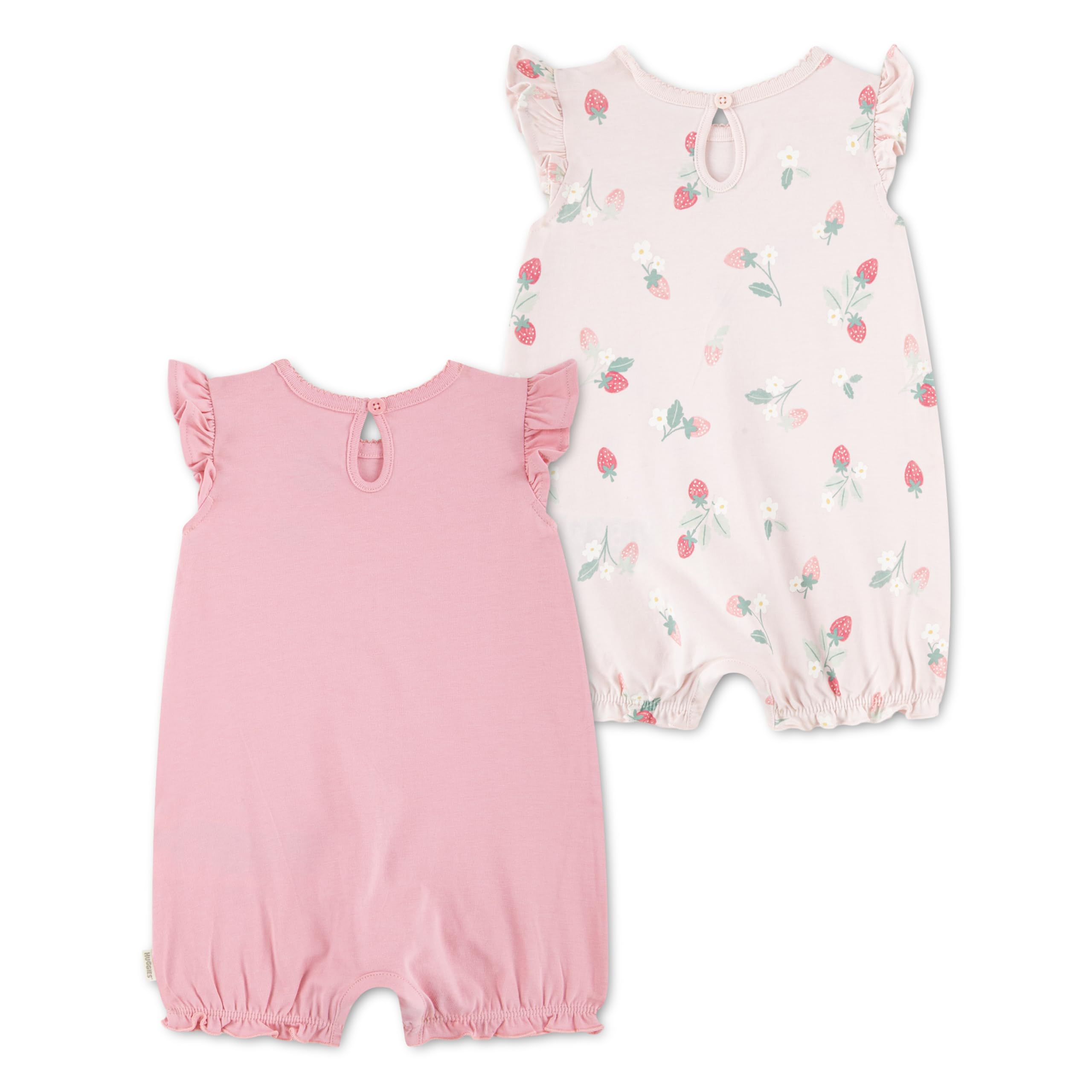 HUGGIES Barboteuses (Lot de 2) Rose Bébé fille