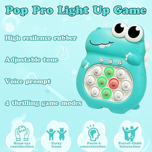 Miniatura 5 de Regalos para el día de San Valentín, juguetes Pop Pro, juego de luz Pop Pro, rompecabezas de empuje rápido de velocidad rápida, consola de juegos de