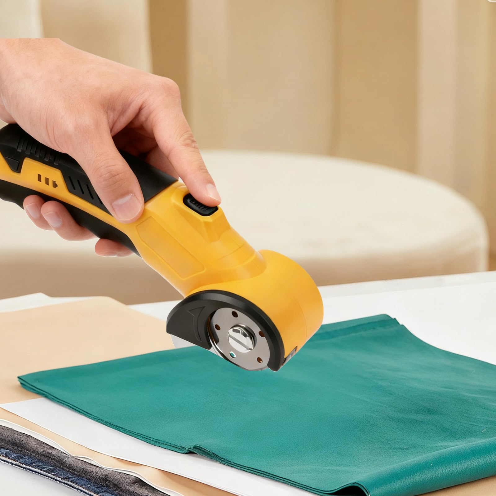 Ciseaux Électriques Tissu Couture, Ciseaux électriques Sans Fil,Ciseaux Electrique Cutter, Ciseaux Electrique Tissu Couture