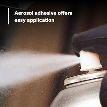 3M General Trim Adhesive 08088, High Strength, Clear Drying, Aerosol, 18.1 oz