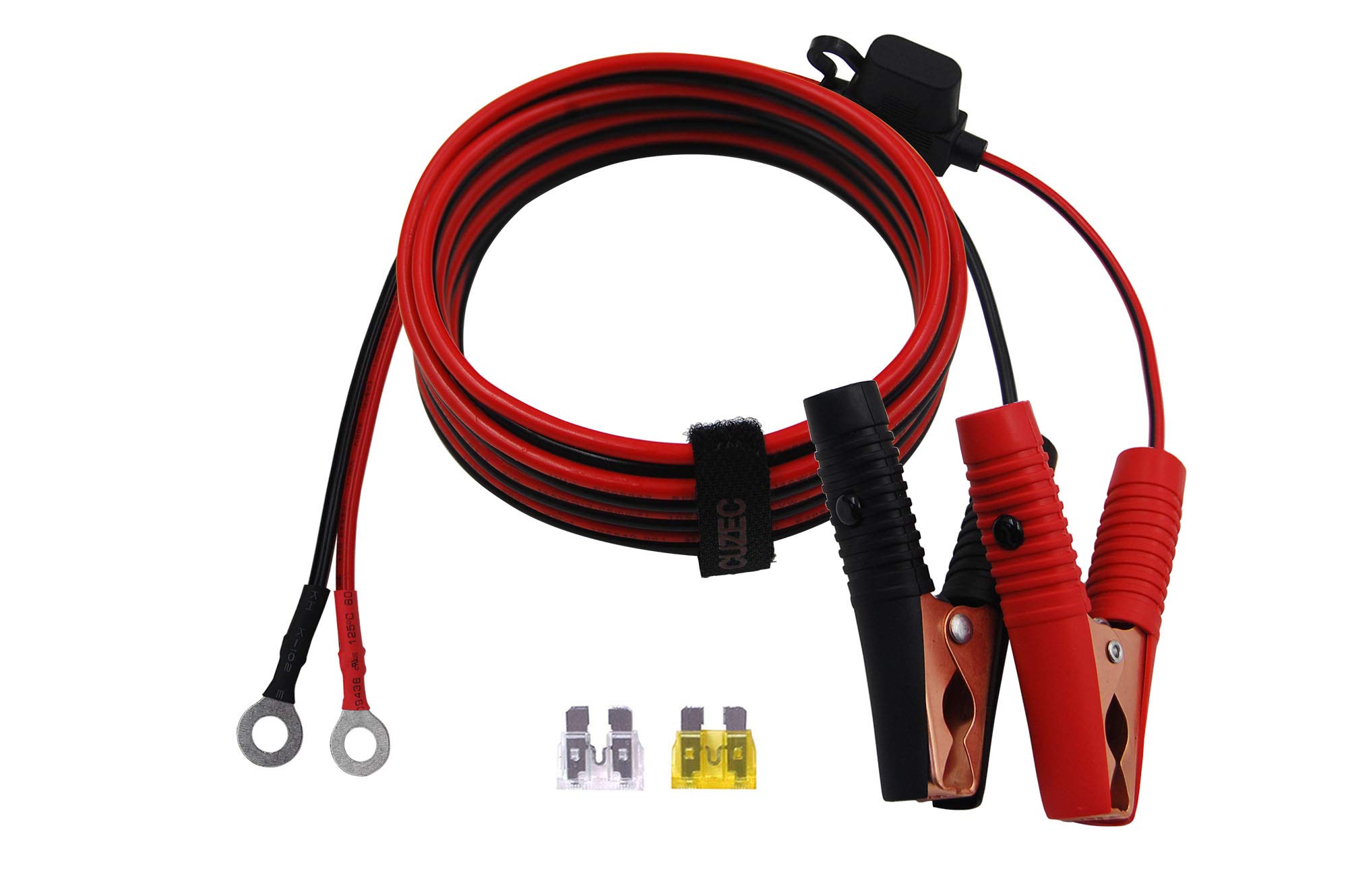 Buy 4FT/1.2m 14 AWG Extension Cord Eyelet Terminal with Battery Clamp