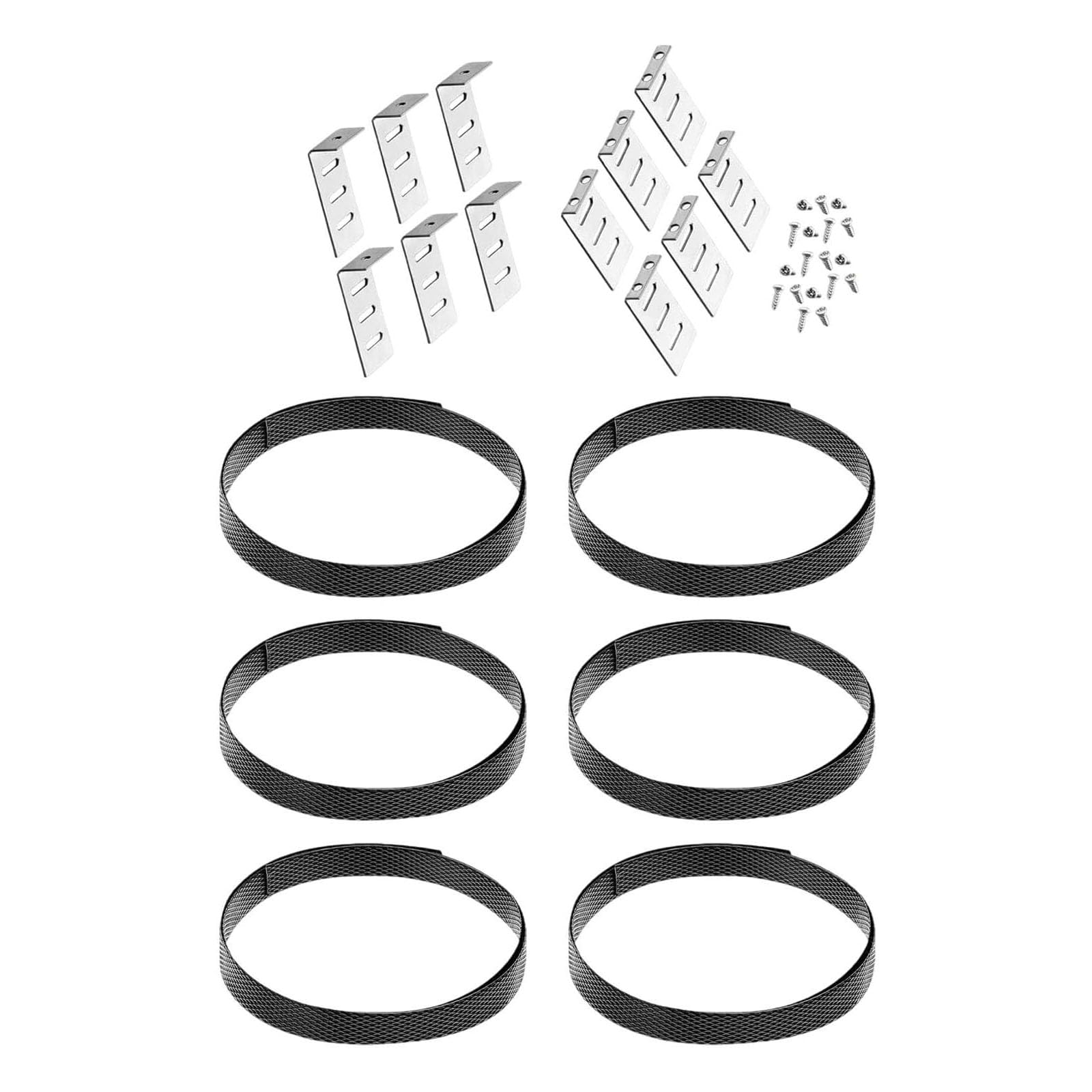 Drawer Reinforcement Hardware Furniture Drawer Repair Set Brackets and Straps for Cabinet Repair Set