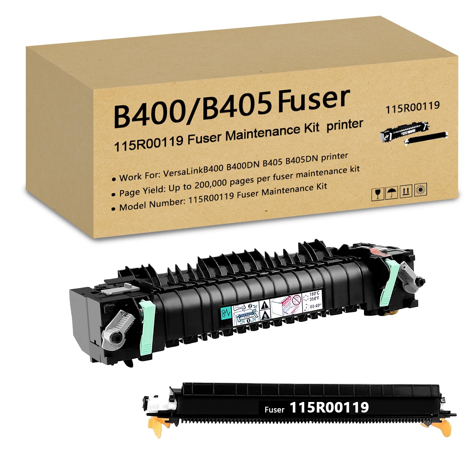 115R00119 Fuser Maintenance Kit for B400 B400DN B405 B405DN Printer | Compatible with Xerox VersaLink B400 B400N B400DN B405 B405N B405DN Laser Printer All-in-One Fuser Unit 110V 200K Page-Yield