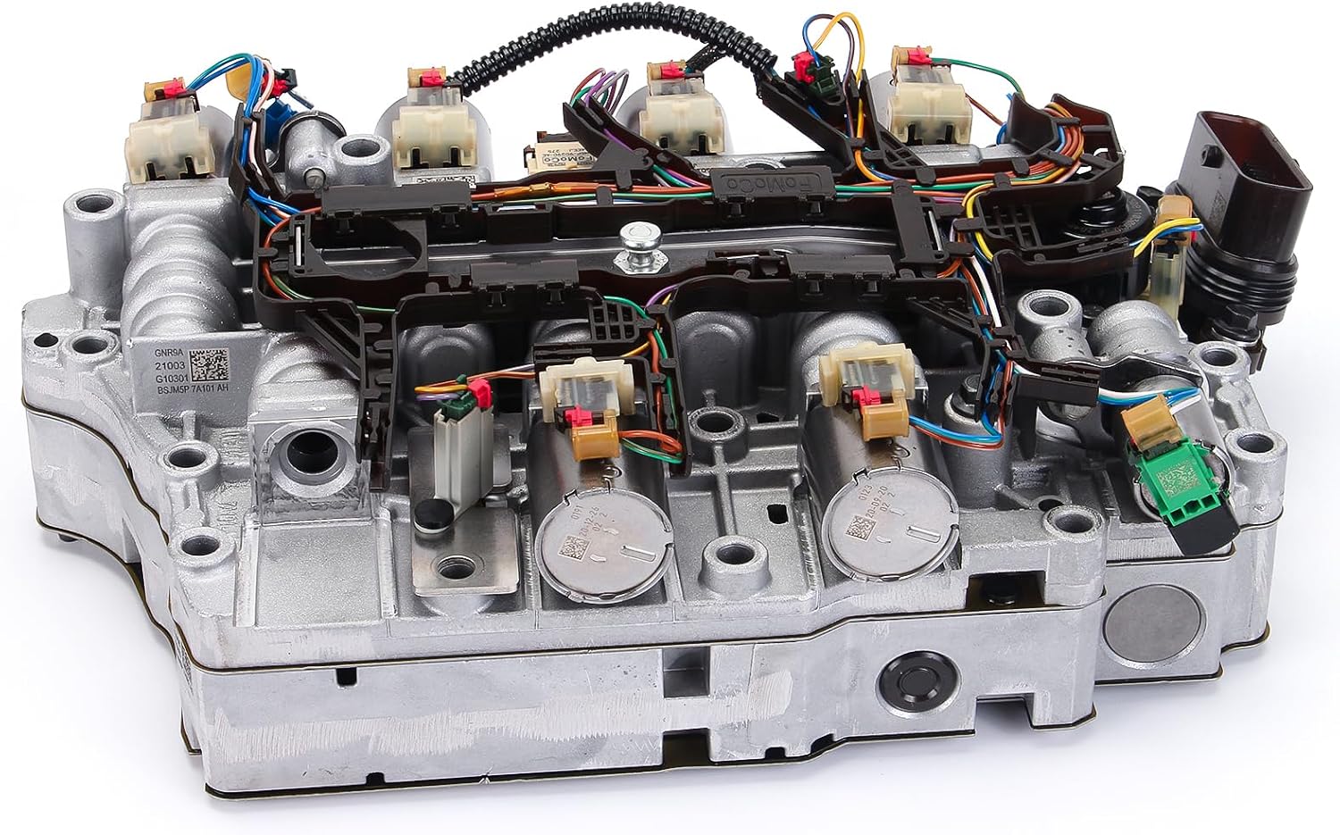 8F35 Transmission Valve Body with Solenoid Wiring Harness Compatibile with Ford 8-Speed