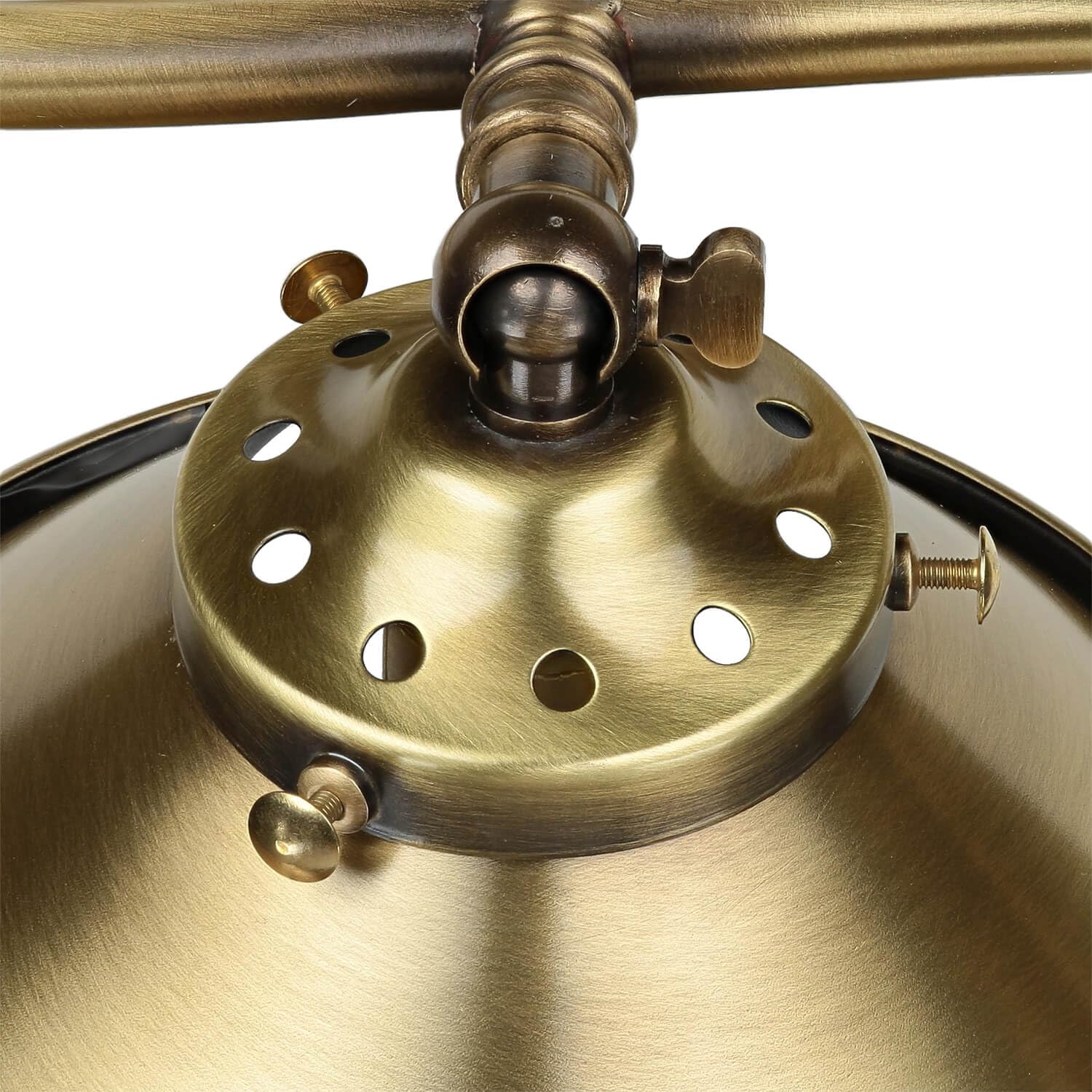 Searchlight Deckenleuchte Antik Messing – Dimmbar Produktbild-Vorschau 3