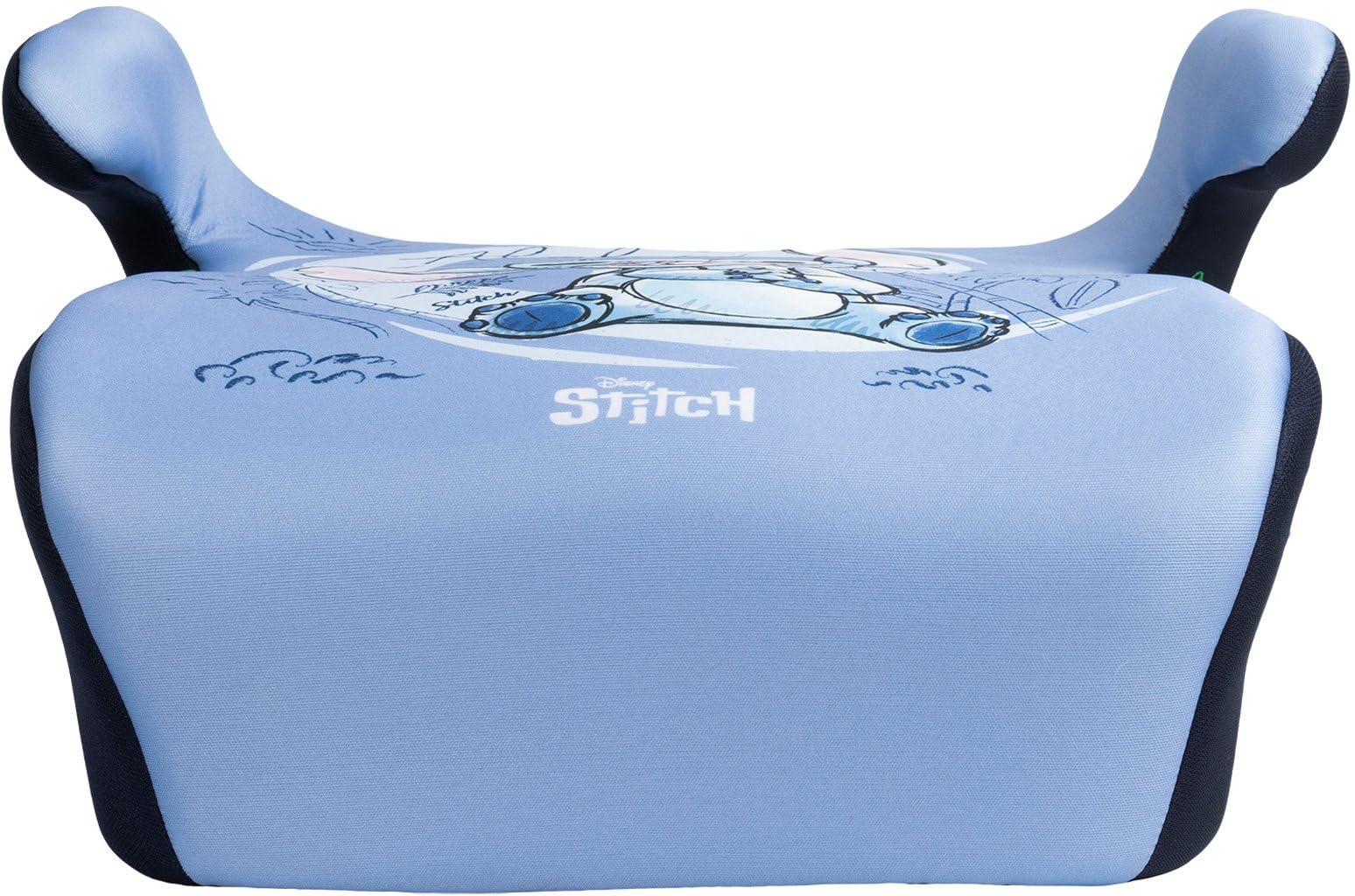 Fotelik dziecięcy Disney Stitch i-Size ECE R129, 126-150 cm, 22-36 kg, 6-12 lat, grupa 3, lekki i łatwy do przenoszenia - zdejmowany i zmywalny