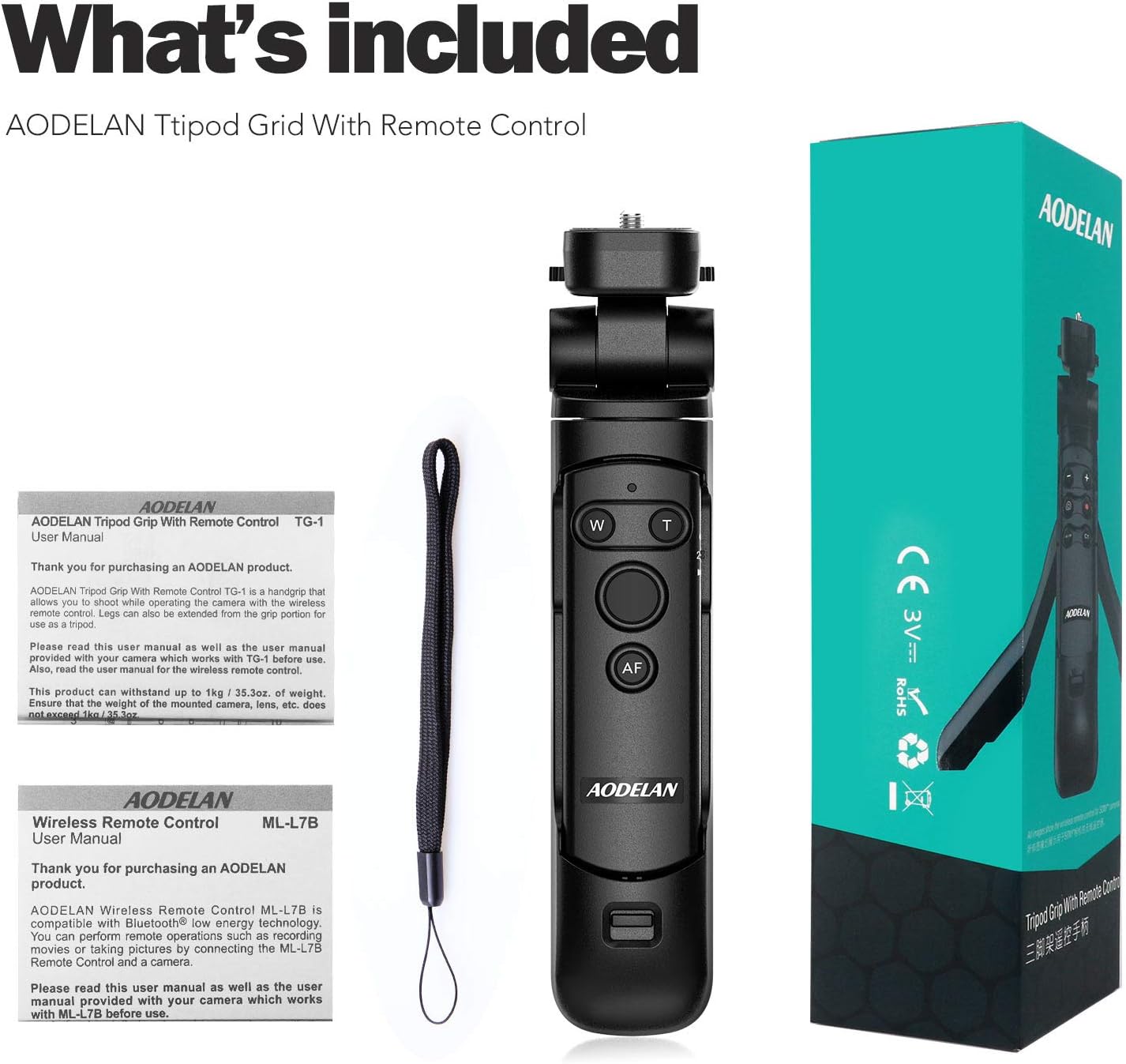 Detaljno view of AODELAN Shooting Grip components