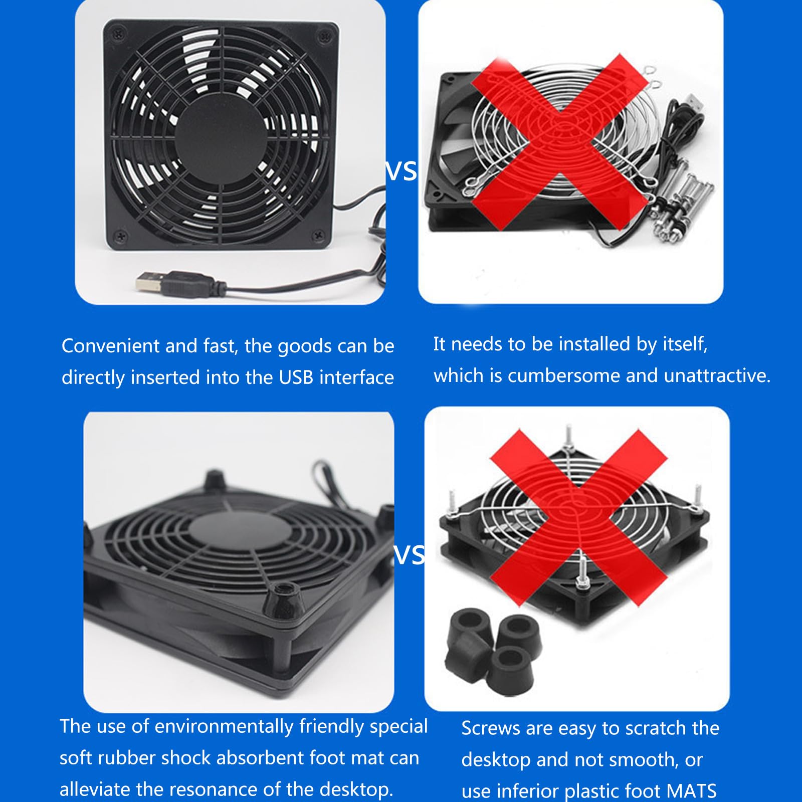 Amazon.co.jp: USB接続付きコンパクト120mmファン
