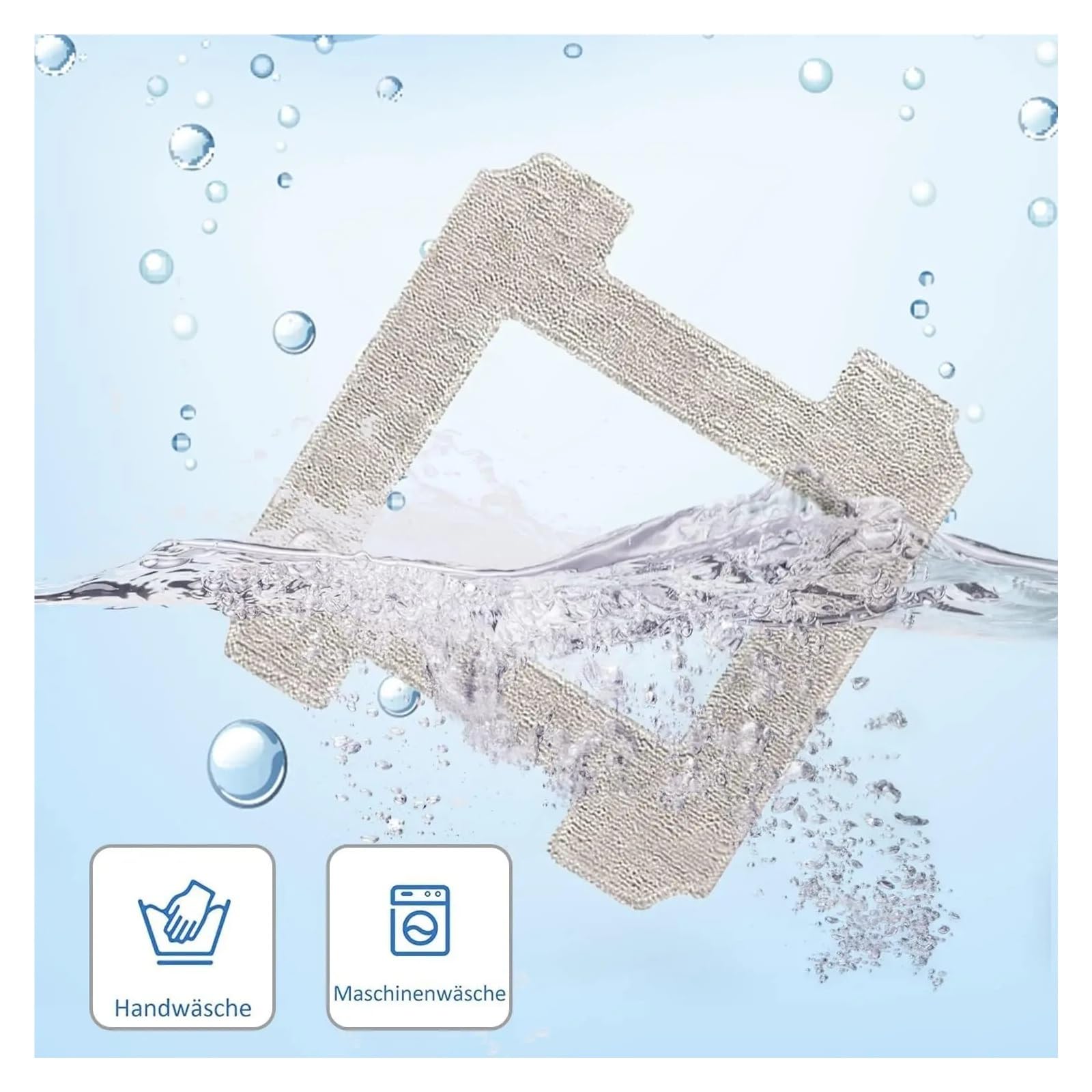 Mop Pad, Compatibile Con Gli Accessori For Lavavetri Ecovacs Winbot W2 Omni(18PCS)