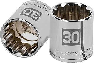 Truper 13544 / D-5430-EM - 30 mm 12-Point Socket, 1/2