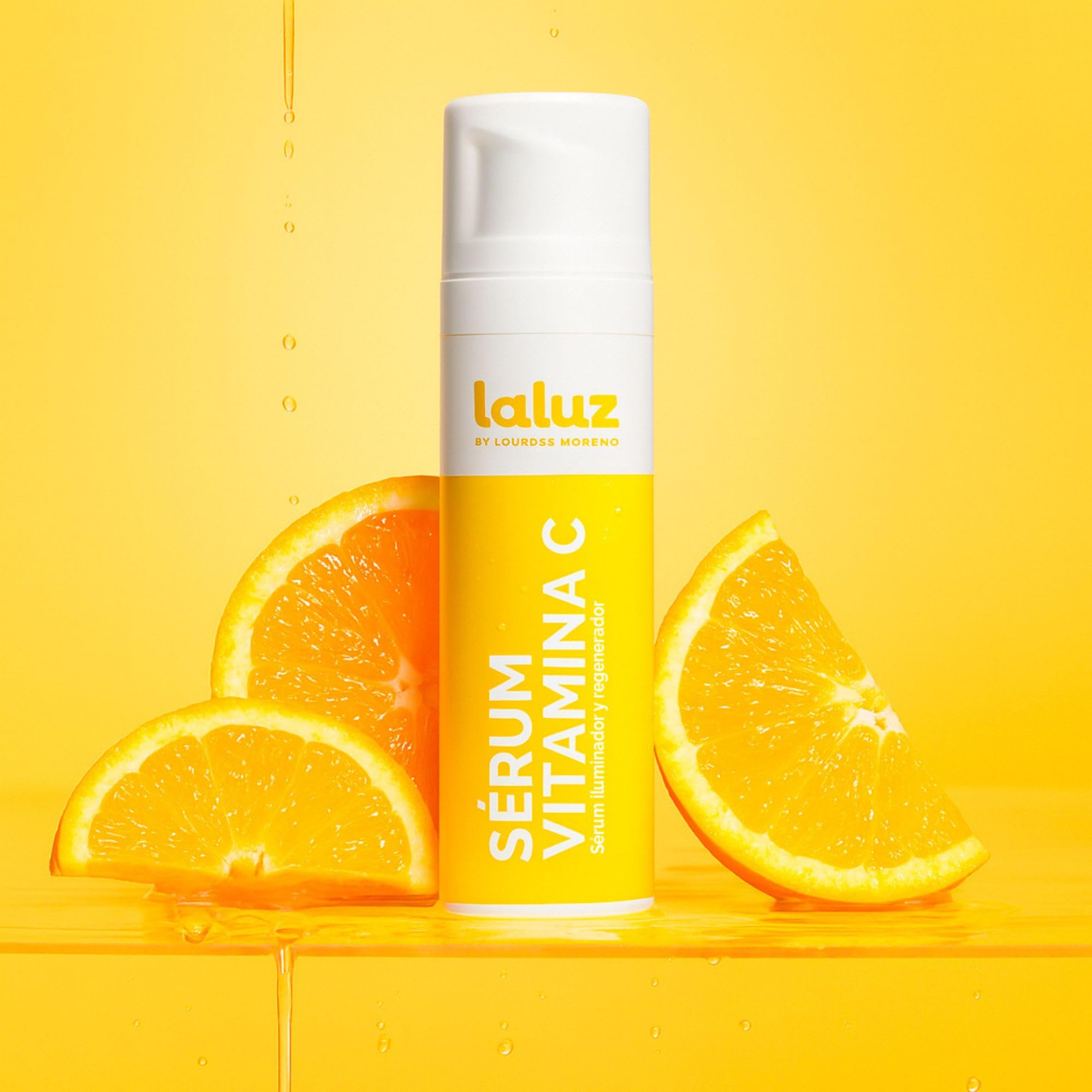 LaLuz by Lourdes Moreno I Siero viso Vitamina C Antiossidante e Rassodante I Siero Viso Illuminante Antirughe e Antimacchia I Skin care serum Adatto a Tutti i Tipi di Pelle, Anche Sensibili | 30 ml