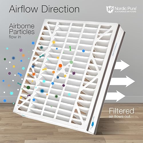 Miniatura 8 de Nordic Pure 20 x 25 x 5 (19_34 x 24_14 x 4_78) Filtro de CA Air Bear MERV 13 Plus Carbon 4 Pack