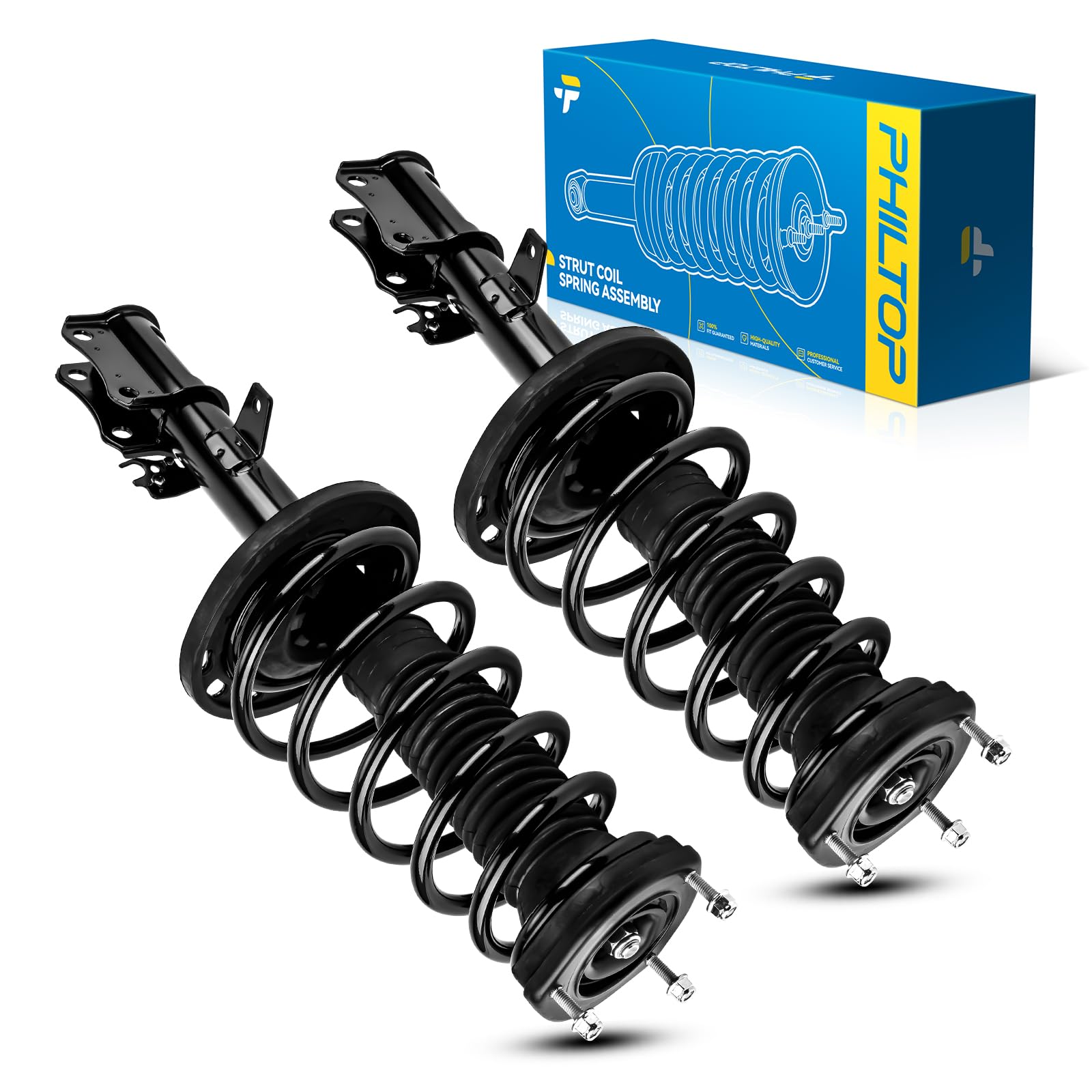 PHILTOP 2Pcs Rear Complete Strut Assembly for 2004-2005 Avalon