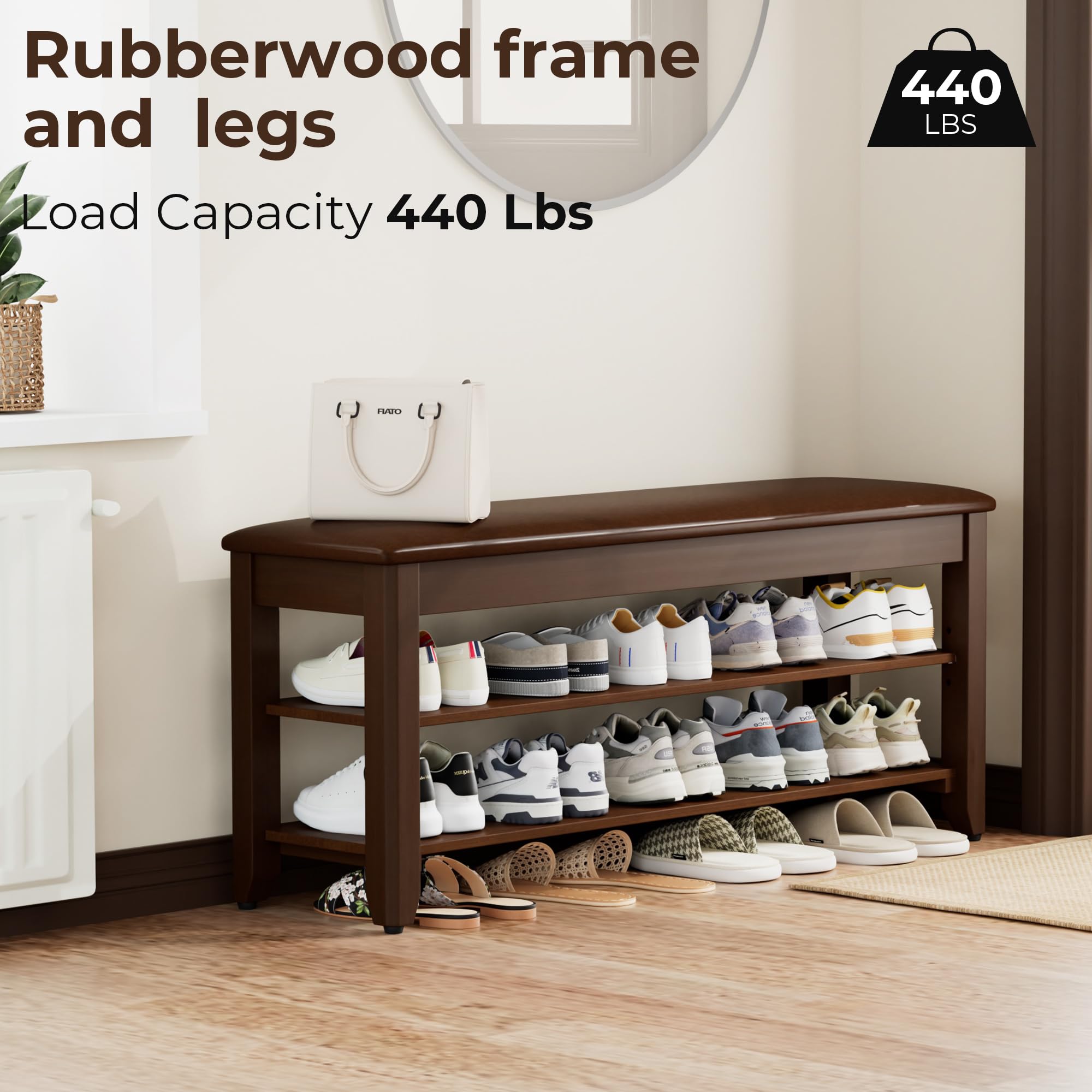 Vietcraft Vn Vintage Garden Bench Extra Long Backless Patio Bench