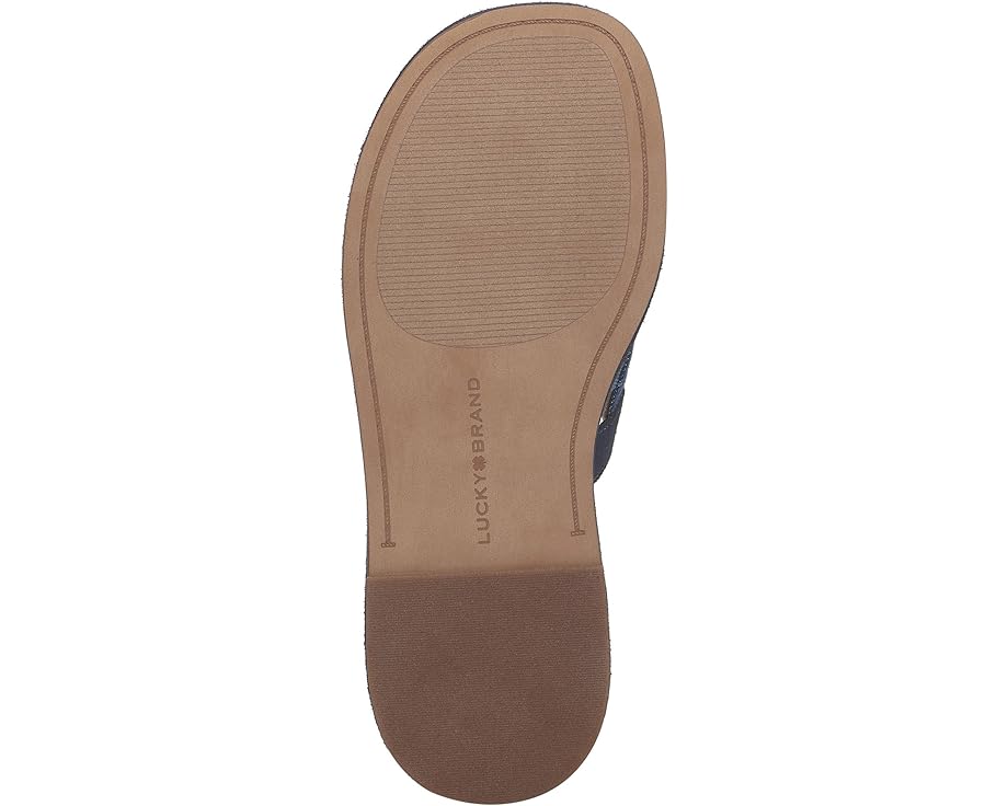 Lucky Brand Ulrich Woven Platform Sandal - Bottom View