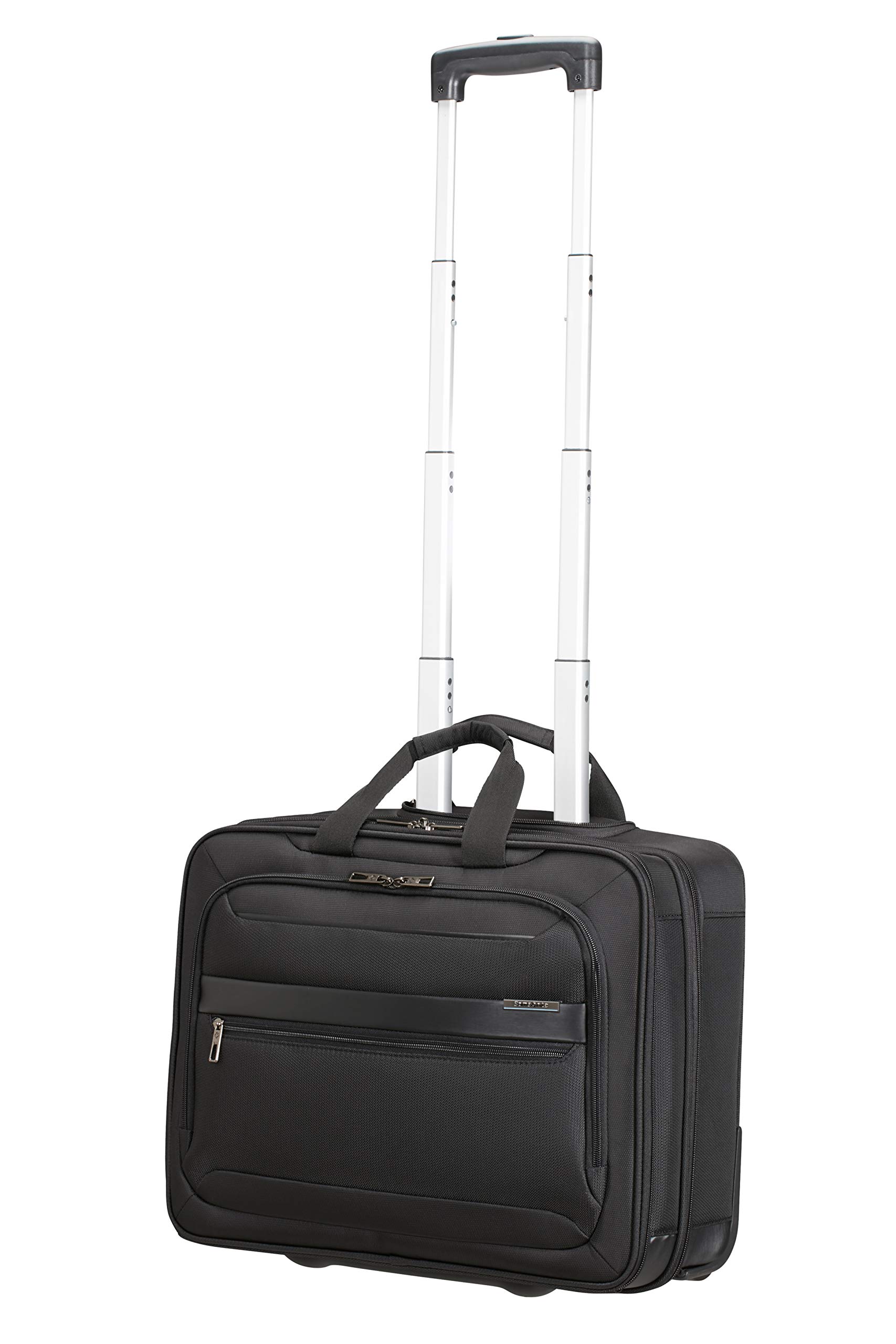 Samsonite Vectura Evo - Sacoche pour ordinateur portable à roulette 17.3 pouces, 46 cm, 27.5 L, Noir (Black)