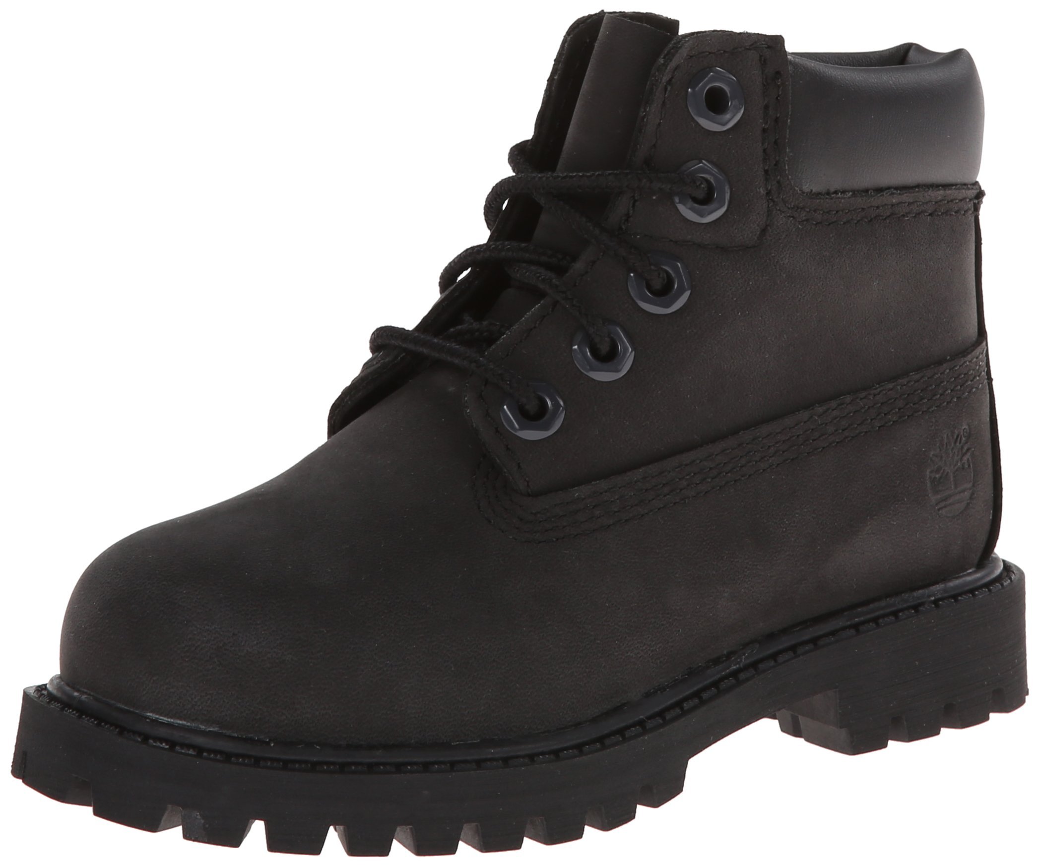 Timberland Kids 6-Inch Premium Boot, Black Nubuck, 6 M US Toddler — view 8