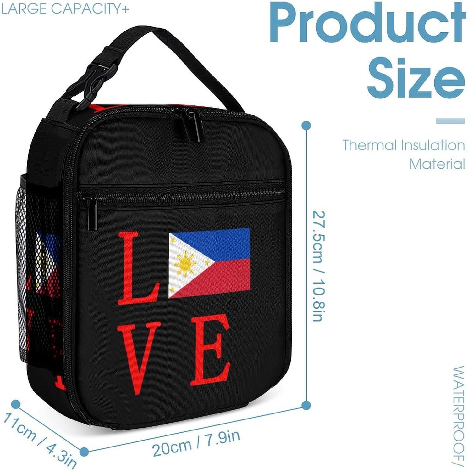 Lover Novelty Backpack Set with Lunch Bag Pencil Cases image 4