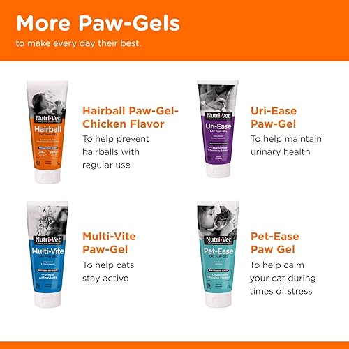 Miniatura 6 de Gel para patas de felino, Nutri-Vet, 3 onzas, Salmón