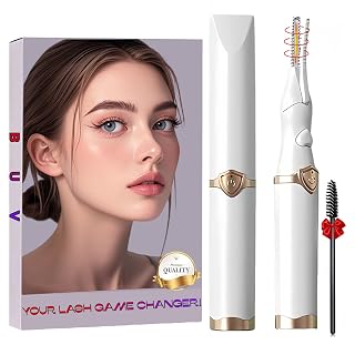 Heated Eyelash Curler - 2 in 1 Clip-Type Eyelash Curlers - Electric Eyelash Curler Rechargeable for 24H Long Lasting, 3 Heating Modes, 8S Fast Heating, Makeup Tool Gifts for Women Girls, White-FB - Amazon product rated Grade A