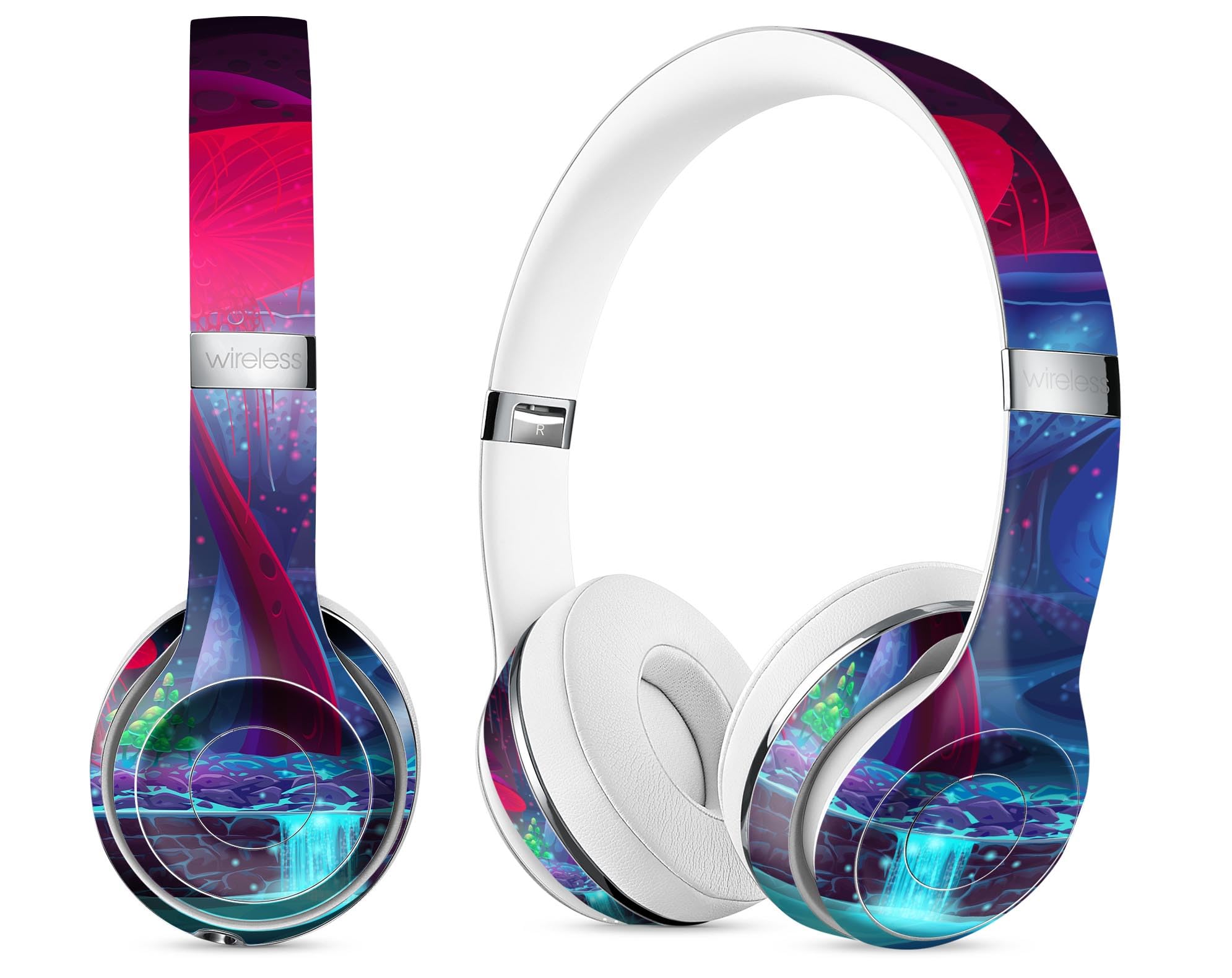 Skinit Decal Audio Skin Compatible with PowerBeats Pro - Officially Licensed Disney Aladdin and Jasmine Magic Carpet Design