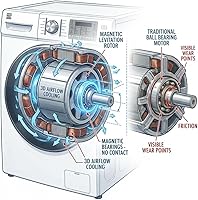 Vista 4 de Lavadora de carga frontal de acero inoxidable negro de 5.0 pies cúbicos con lavado y vapor súper veloces