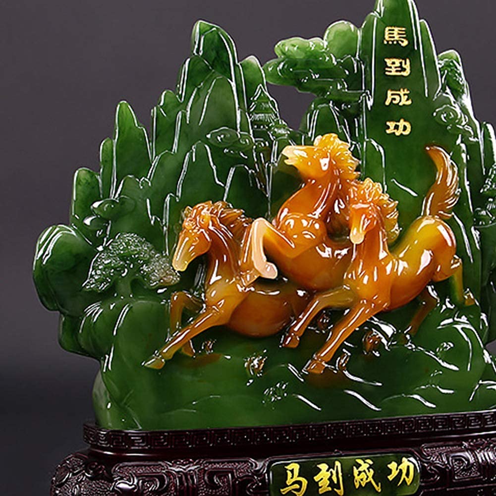 Home Decor Moderna Arte Astratta Sculture Statua Ornamenti Figurine Artigianato Decorazioni Feng Shui Figurine Buona Fortuna Bella Serie Paesaggio Scultura Ornamento Casa Ufficio Decorazione, s That