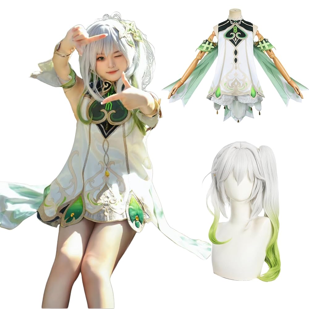 Amazon.co.jp: [NOKIJP] 原神 コスプレ ナヒーダ コスプレ衣装