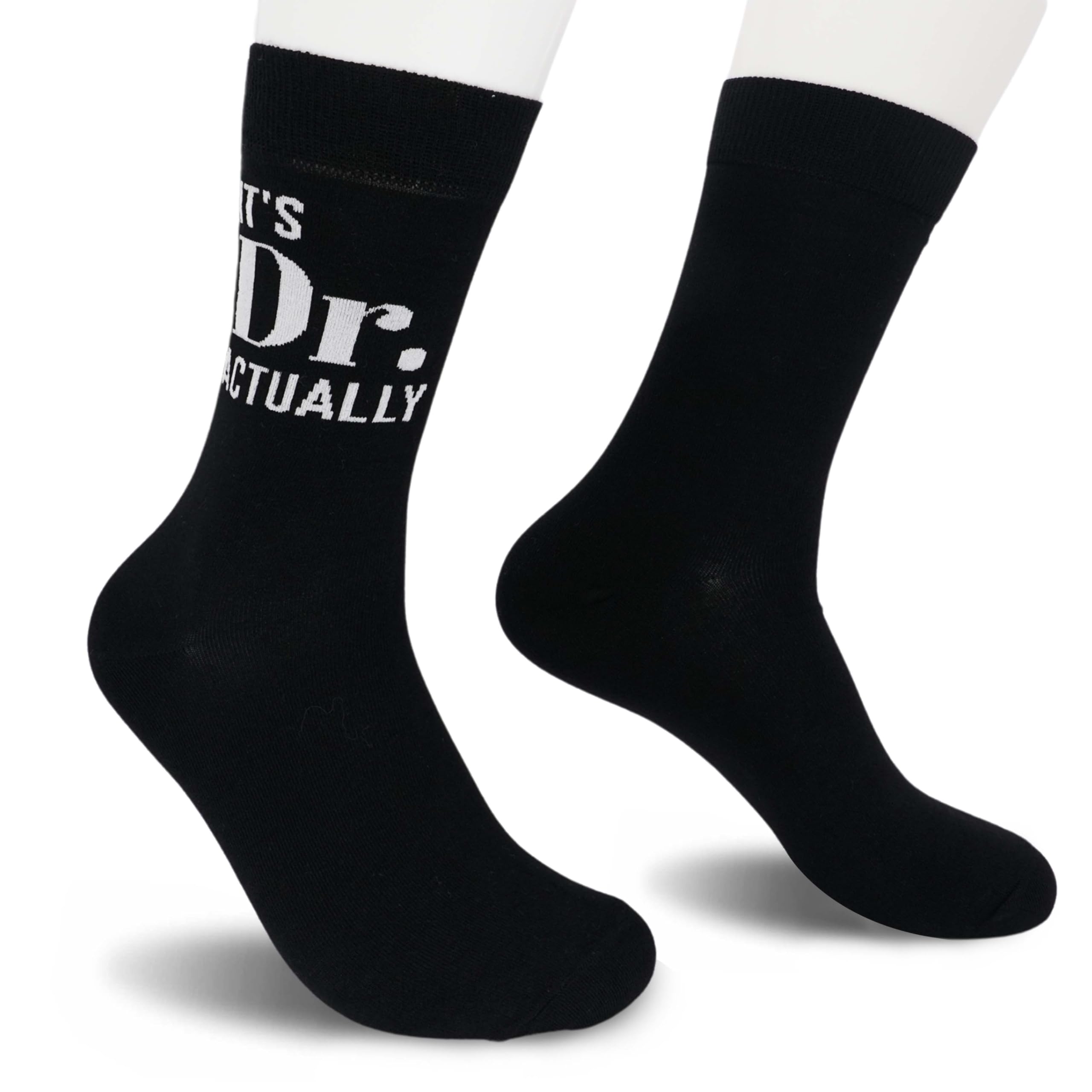 Regalos de médico, calcetines divertidos, "It's Dr. Actually", regalos únicos para médicos, regalos de graduación de médicos, calcetines novedosos con temática de médico, regalos para cumpleaños,